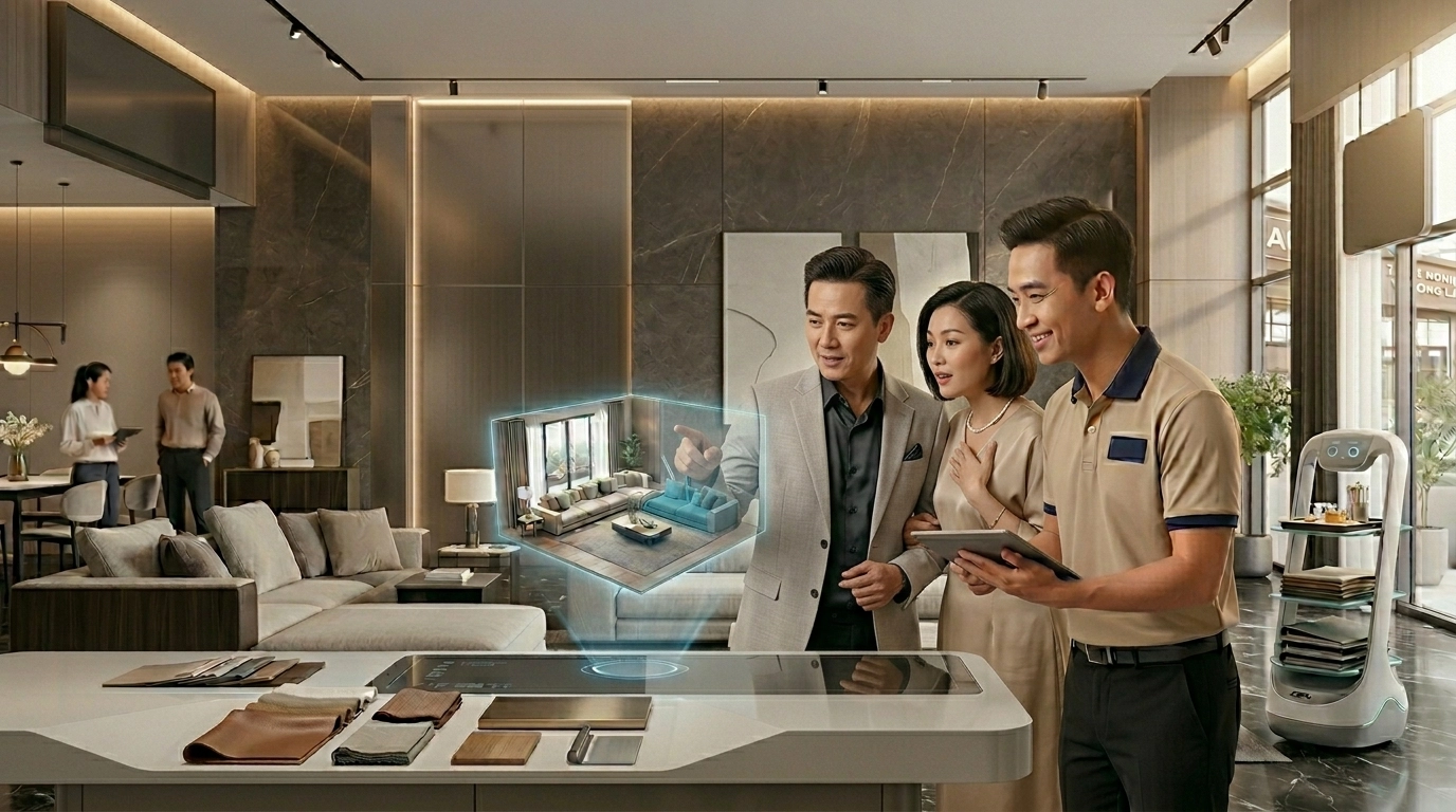 TÁI KIẾN TRÚC TRẢI NGHIỆM KHÁCH HÀNG CHO THƯƠNG HIỆU THIẾT KẾ & THI CÔNG NỘI THẤT