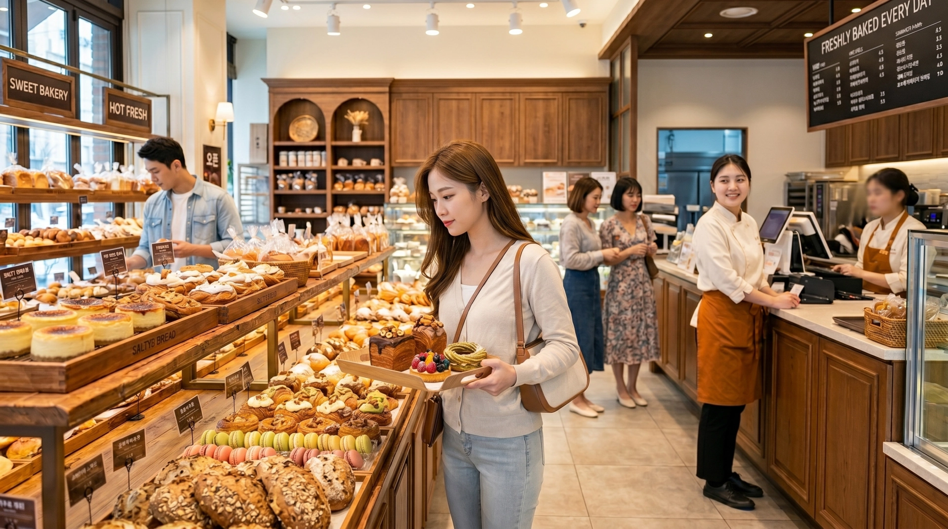 TÁI KIẾN TRÚC TRẢI NGHIỆM KHÁCH HÀNG CHO CHUỖI TIỆM BÁNH HÀN QUỐC